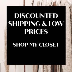 DISCOUNTED SHIPPING AND LOW PRICES